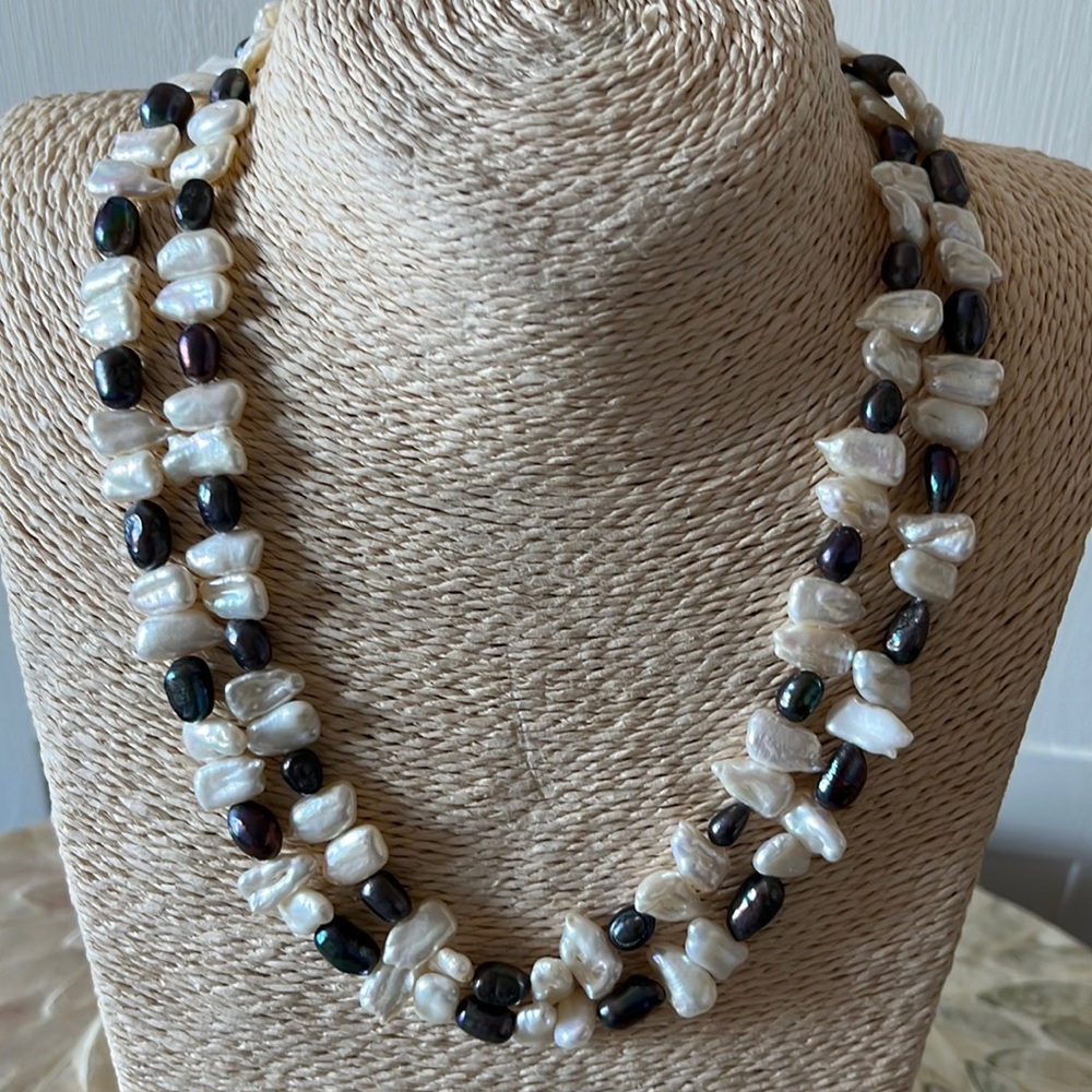 Freshwater Double Strand Necklace